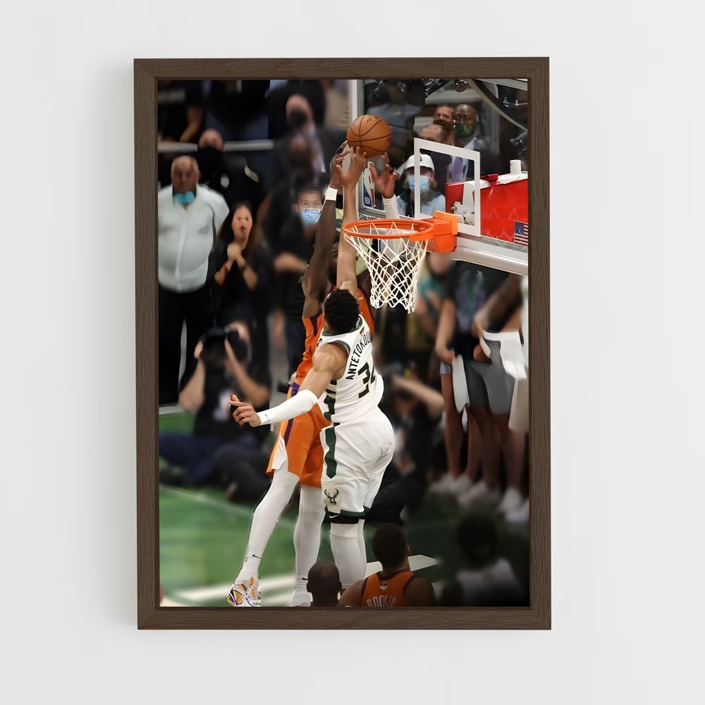 Poster Dunk de Lébron – affiche Basketball (vue 5)